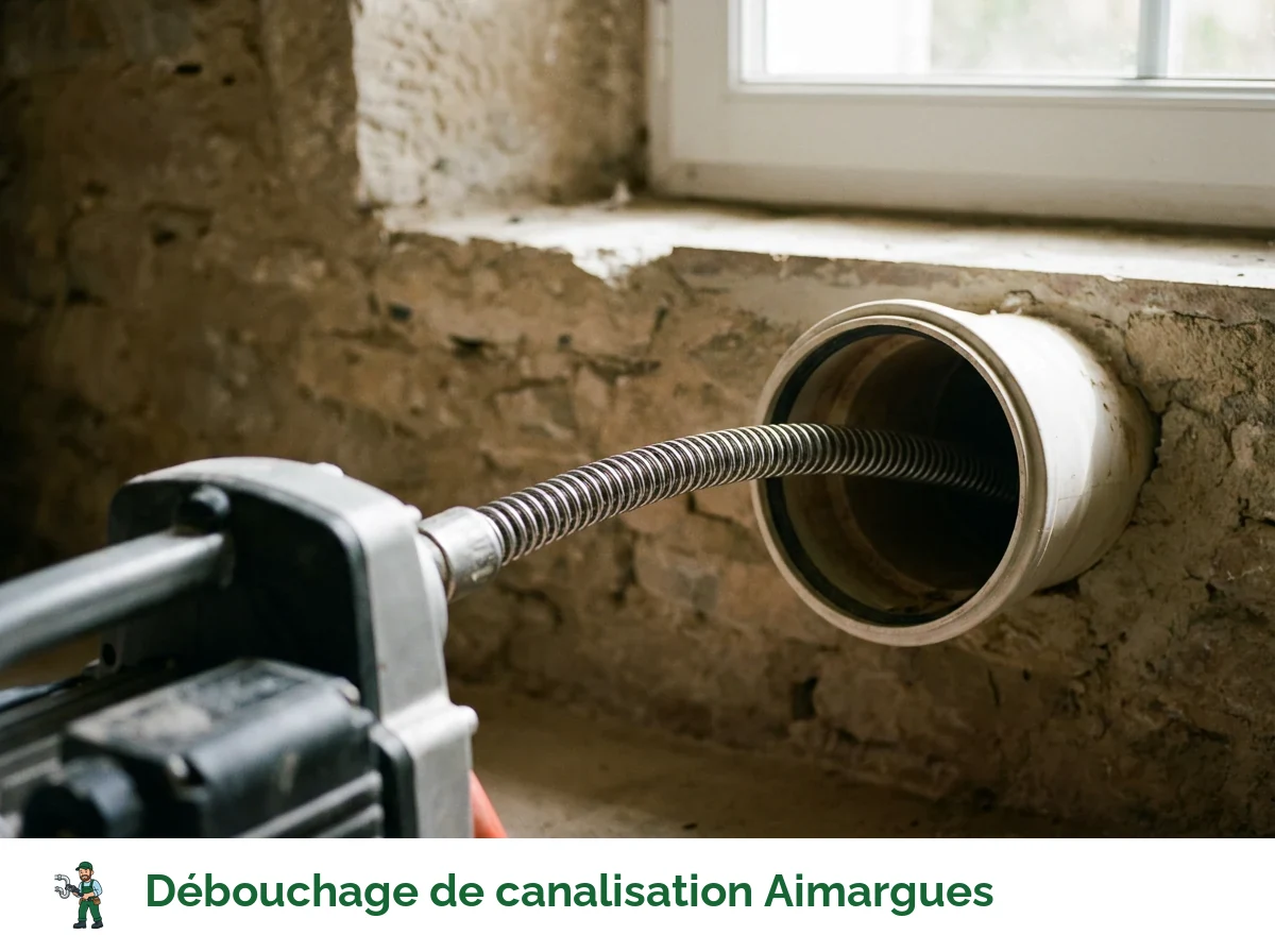 Débouchage de canalisation à Aimargues