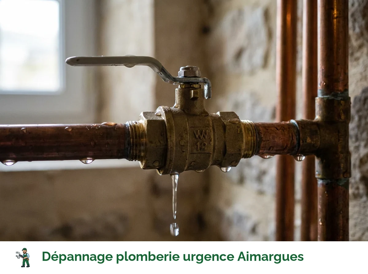Dépannage plomberie urgence à Aimargues