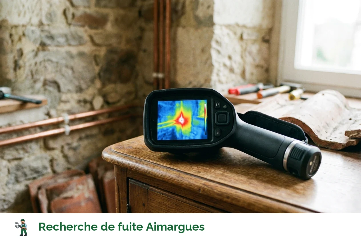 Recherche de fuite à Aimargues