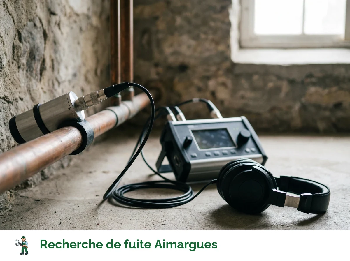 Recherche de fuite à Aimargues