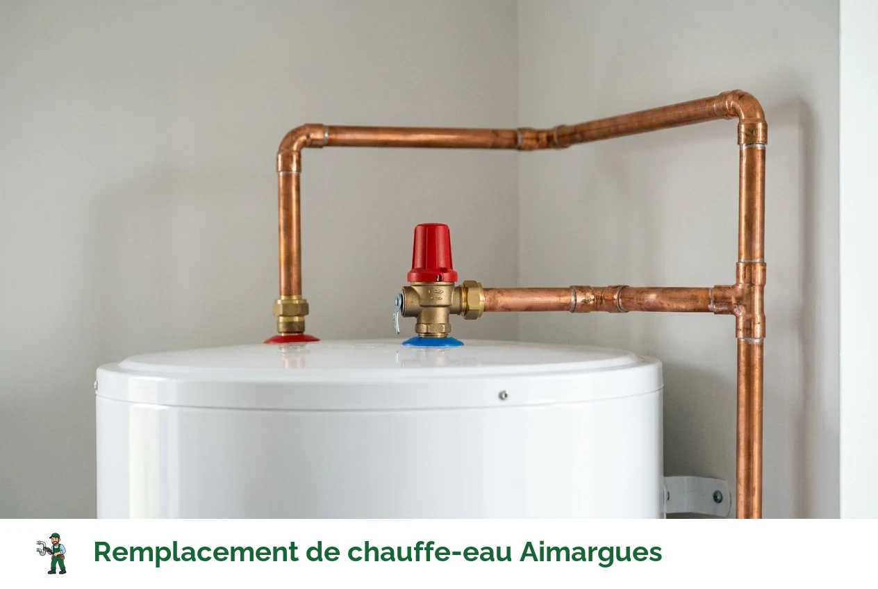 Remplacement de chauffe-eau à Aimargues