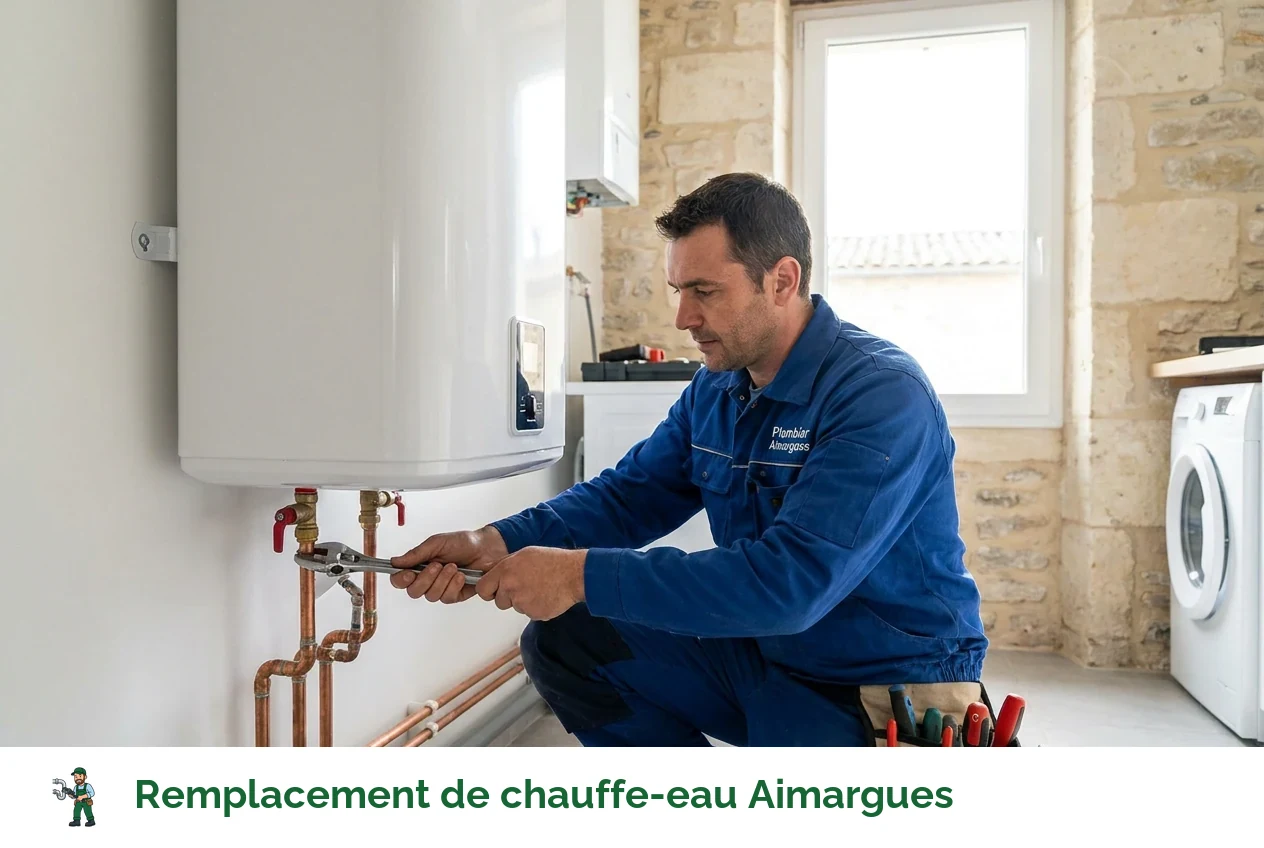 Remplacement de chauffe-eau à Aimargues